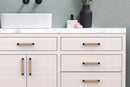 EMTEK SELECT Cabinet Pull Rectangular Stem Knurled Bar