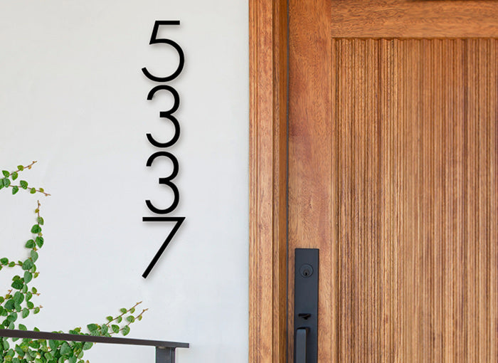Emtek 7" Modern House Numbers