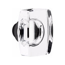Emtek logan Tubular Handleset with Windsor Glass Knob