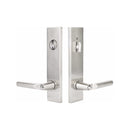 Emtek Modern Rectangular Two Point Lock with Helios Lever