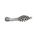 Emtek Wrought Steel Sectional San Carlos Grip Tubular Handleset with Savannah Knob