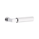 Emtek Dummy Brisbane Mortise Handleset with Select L-Square Faceted Lever