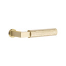 Emtek Dummy Brisbane Mortise Handleset with Select L-Square Hammered Lever