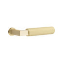 Emtek Modern Rectangular Two Point Lock with L Square Key in Straight Knurled Lever
