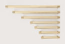 EMTEK SELECT Cabinet Pull Rectangular Stem Knurled Bar